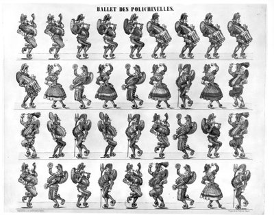 Ballet de los Polichinelas de French School